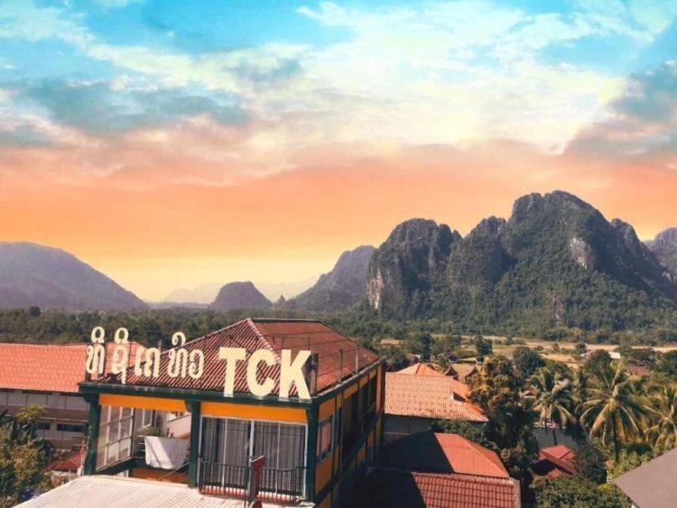 Vang Vieng Ruby Backpackers Hostel Eksteriør bilde