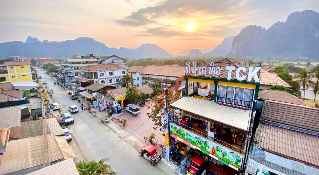 Vang Vieng Ruby Backpackers Hostel Eksteriør bilde