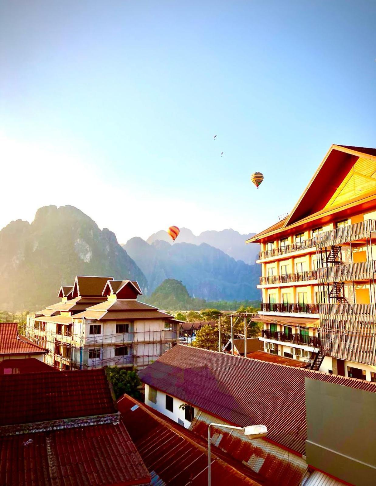 Vang Vieng Ruby Backpackers Hostel Eksteriør bilde